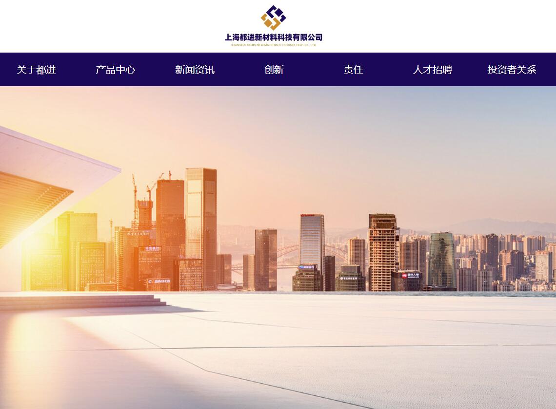 上海都進(jìn)新材料科技有限公司網(wǎng)站設(shè)計(jì)方案